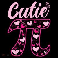 Cutie Pie Pi Day 3.14 Math Teachers Students Women Girl Flatbill Hat