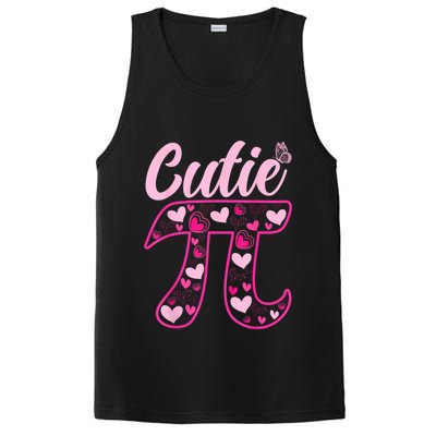 Cutie Pie Pi Day 3.14 Math Teachers Students Women Girl PosiCharge Competitor Tank
