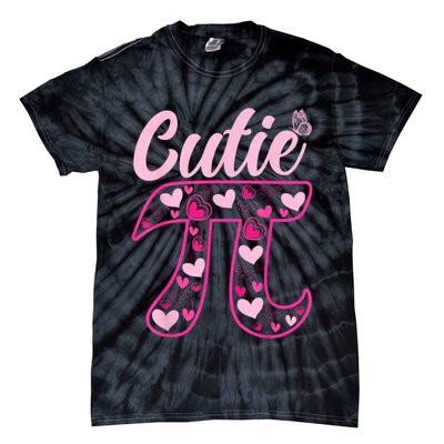 Cutie Pie Pi Day 3.14 Math Teachers Students Women Girl Tie-Dye T-Shirt
