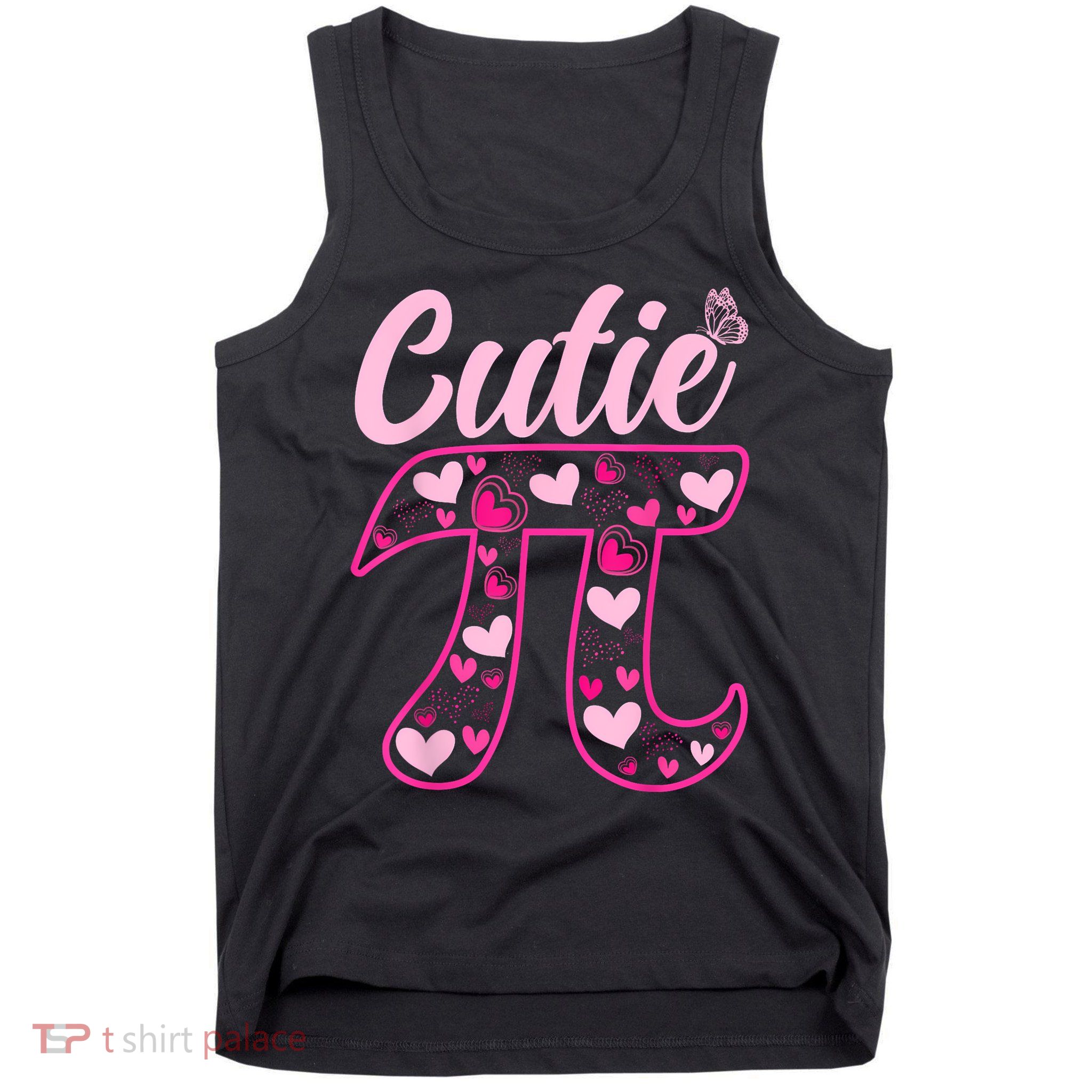 Cutie Pie Pi Day 3.14 Math Teachers Students Women Girl Tank Top