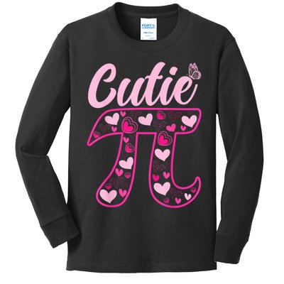 Cutie Pie Pi Day 3.14 Math Teachers Students Women Girl Kids Long Sleeve Shirt