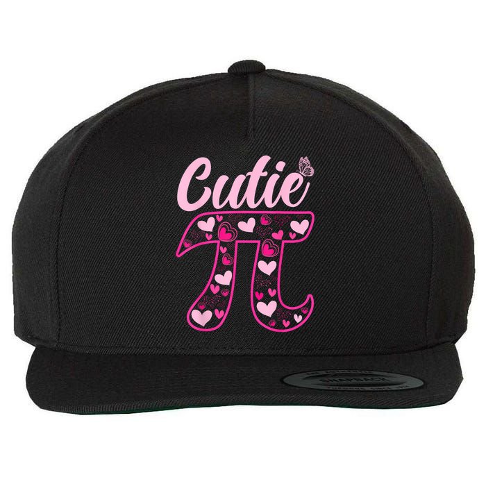 Cutie Pie Pi Day 3.14 Math Teachers Students Women Girl Wool Snapback Cap