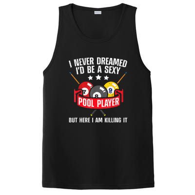 Cool Pool Player Billiards Play Best Gifts Funny Sport PosiCharge Competitor Tank