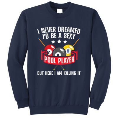 Cool Pool Player Billiards Play Best Gifts Funny Sport Sweatshirt