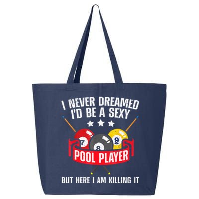 Cool Pool Player Billiards Play Best Gifts Funny Sport 25L Jumbo Tote