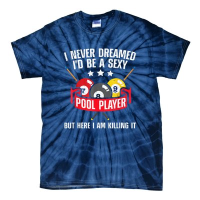 Cool Pool Player Billiards Play Best Gifts Funny Sport Tie-Dye T-Shirt