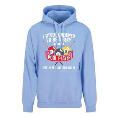 Cool Pool Player Billiards Play Best Gifts Funny Sport Unisex Surf Hoodie