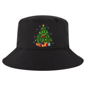 Cute Paw Print Dog Paws Christmas Tree Gift Cool Comfort Performance Bucket Hat