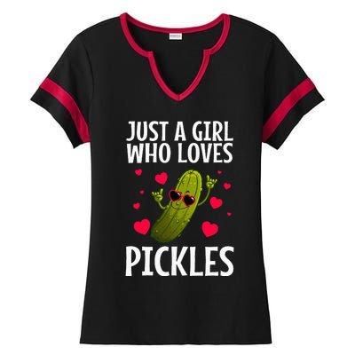 Cool Pickle Pickles Dill Pickle Cucumber Ladies Halftime Notch Neck Tee