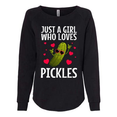 Cool Pickle Pickles Dill Pickle Cucumber Womens California Wash Sweatshirt