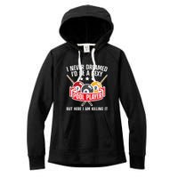 Cool Pool Player Design For Men Women Pool Billiards Player Women's Fleece Hoodie