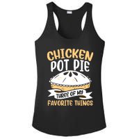 Chicken Pot Pie Three Of My Favorite Things Foodie Eating Ladies PosiCharge Competitor Racerback Tank