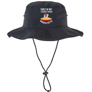 Chicken Pot Pie Three Of My Favorite Funny Legacy Cool Fit Booney Bucket Hat