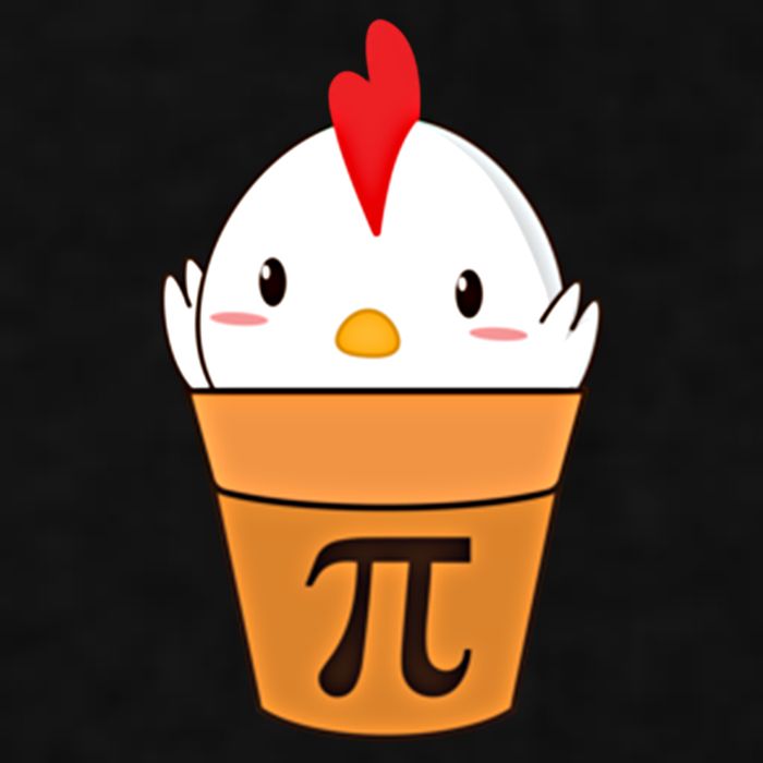 Chicken Pot Pi Funny Pie Day Cartoon Chicken Pot Pi Cute Gift Ladies PosiCharge Tri-Blend Wicking Tank