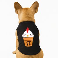 Chicken Pot Pi Funny Pie Day Cartoon Chicken Pot Pi Cute Gift Doggie Tank