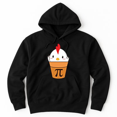 Chicken Pot Pi Funny Pie Day Cartoon Chicken Pot Pi Cute Gift Hoodie