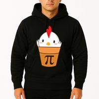 Chicken Pot Pi Funny Pie Day Cartoon Chicken Pot Pi Cute Gift Hoodie