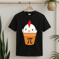 Chicken Pot Pi Funny Pie Day Cartoon Chicken Pot Pi Cute Gift T-Shirt