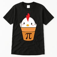 Chicken Pot Pi Funny Pie Day Cartoon Chicken Pot Pi Cute Gift Tall T-Shirt