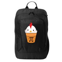 Chicken Pot Pi Funny Pie Day Cartoon Chicken Pot Pi Cute Gift City Backpack