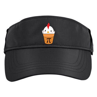 Chicken Pot Pi Funny Pie Day Cartoon Chicken Pot Pi Cute Gift Adult Drive Performance Visor