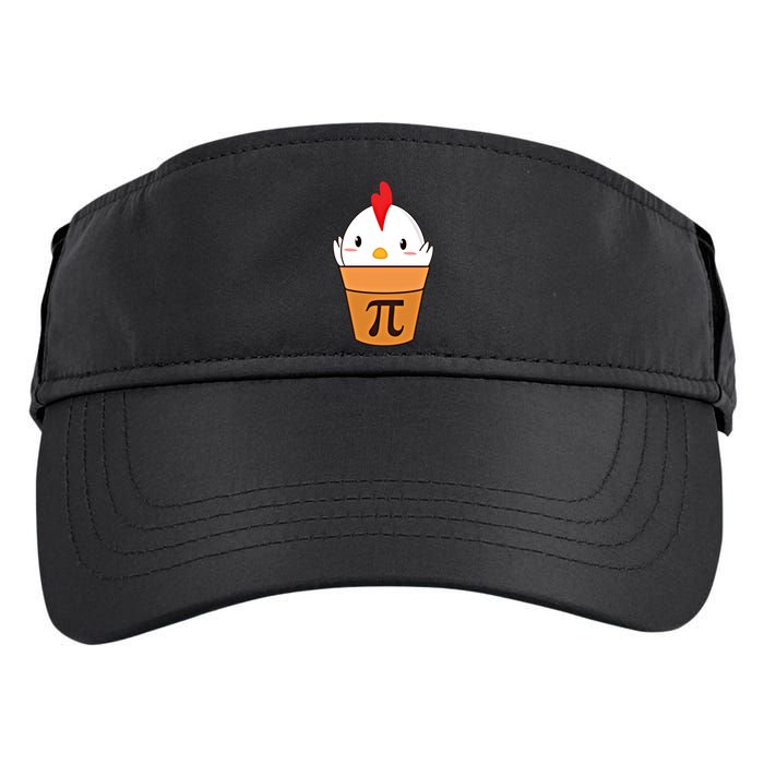 Chicken Pot Pi Funny Pie Day Cartoon Chicken Pot Pi Cute Gift Adult Drive Performance Visor