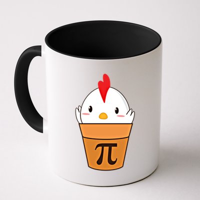 Chicken Pot Pi Funny Pie Day Cartoon Chicken Pot Pi Cute Gift Mug