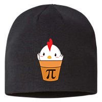 Chicken Pot Pi Funny Pie Day Cartoon Chicken Pot Pi Cute Gift Sustainable Beanie