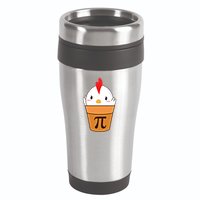 Chicken Pot Pi Funny Pie Day Cartoon Chicken Pot Pi Cute Gift 16oz Travel Tumbler