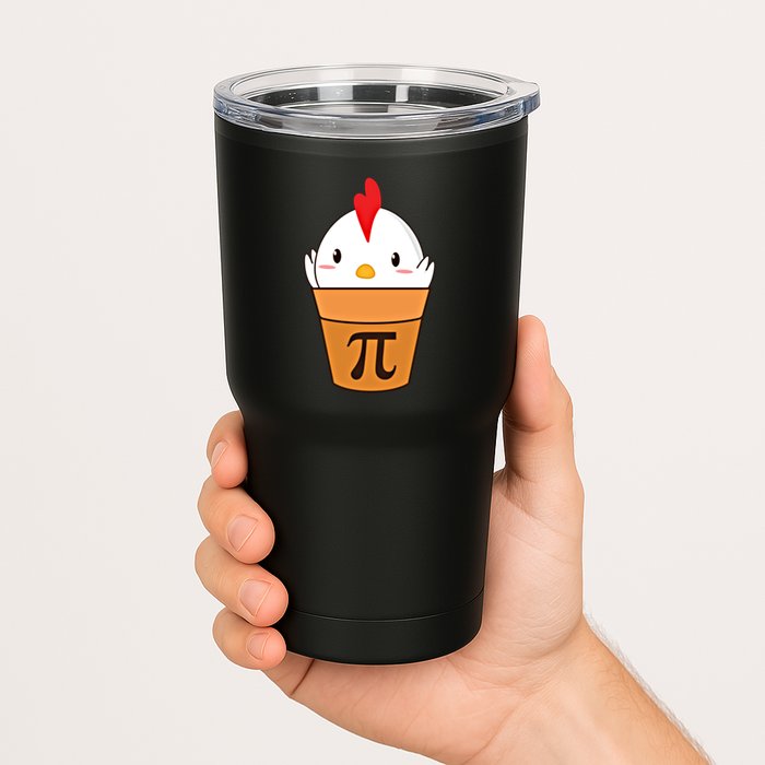 Chicken Pot Pi Funny Pie Day Cartoon Chicken Pot Pi Cute Gift Tumbler