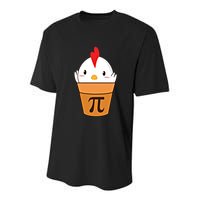 Chicken Pot Pi Funny Pie Day Cartoon Chicken Pot Pi Cute Gift Youth Performance Sprint T-Shirt