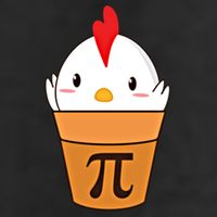 Chicken Pot Pi Funny Pie Day Cartoon Chicken Pot Pi Cute Gift 25L Jumbo Tote