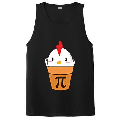 Chicken Pot Pi Funny Pie Day Cartoon Chicken Pot Pi Cute Gift PosiCharge Competitor Tank