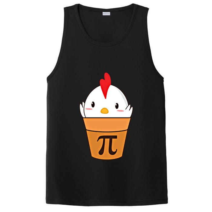 Chicken Pot Pi Funny Pie Day Cartoon Chicken Pot Pi Cute Gift PosiCharge Competitor Tank