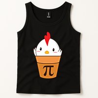 Chicken Pot Pi Funny Pie Day Cartoon Chicken Pot Pi Cute Gift Tank Top