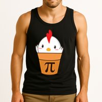 Chicken Pot Pi Funny Pie Day Cartoon Chicken Pot Pi Cute Gift Tank Top