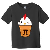 Chicken Pot Pi Funny Pie Day Cartoon Chicken Pot Pi Cute Gift Toddler T-Shirt