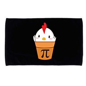 Chicken Pot Pi Funny Pie Day Cartoon Chicken Pot Pi Cute Gift Microfiber Hand Towel