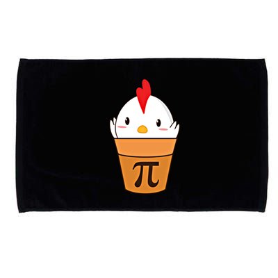 Chicken Pot Pi Funny Pie Day Cartoon Chicken Pot Pi Cute Gift Microfiber Hand Towel