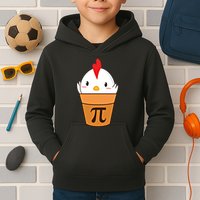 Chicken Pot Pi Funny Pie Day Cartoon Chicken Pot Pi Cute Gift Kids Hoodie