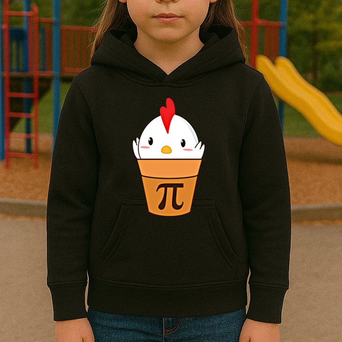 Chicken Pot Pi Funny Pie Day Cartoon Chicken Pot Pi Cute Gift Kids Hoodie
