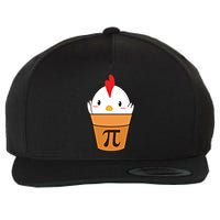 Chicken Pot Pi Funny Pie Day Cartoon Chicken Pot Pi Cute Gift Wool Snapback Cap