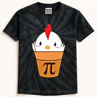 Chicken Pot Pi Funny Pie Day Cartoon Chicken Pot Pi Cute Gift Kids Tie-Dye T-Shirt