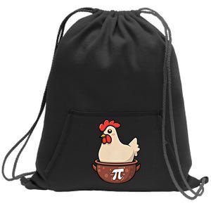 Chicken Pot Pi Funny Pie Day Cartoon Chicken Pot Pi Great Gift Sweatshirt Cinch Pack Bag