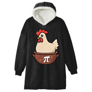 Chicken Pot Pi Funny Pie Day Cartoon Chicken Pot Pi Great Gift Hooded Wearable Blanket