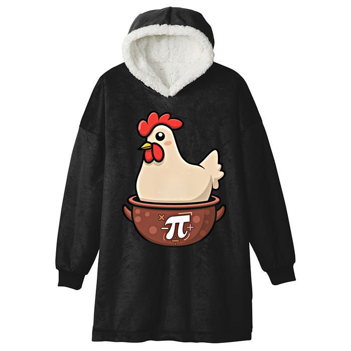 Chicken Pot Pi Funny Pie Day Cartoon Chicken Pot Pi Great Gift Hooded Wearable Blanket