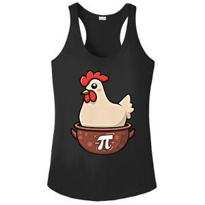 Chicken Pot Pi Funny Pie Day Cartoon Chicken Pot Pi Great Gift Ladies PosiCharge Competitor Racerback Tank