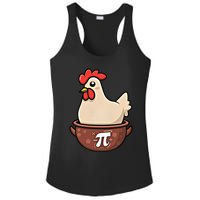 Chicken Pot Pi Funny Pie Day Cartoon Chicken Pot Pi Great Gift Ladies PosiCharge Competitor Racerback Tank