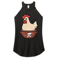 Chicken Pot Pi Funny Pie Day Cartoon Chicken Pot Pi Great Gift Women's Perfect Tri Rocker Tank