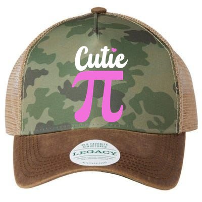 Cutie Pi Pi Day Heart Legacy Tie Dye Trucker Hat